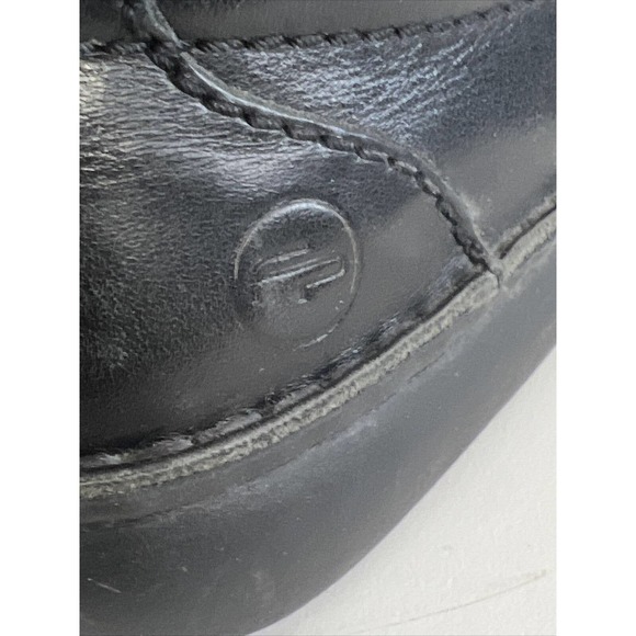 Birkenstock Footprints Leather Black Buckle Sandals Shoes Women's Size 39 - Picture 7 of 8